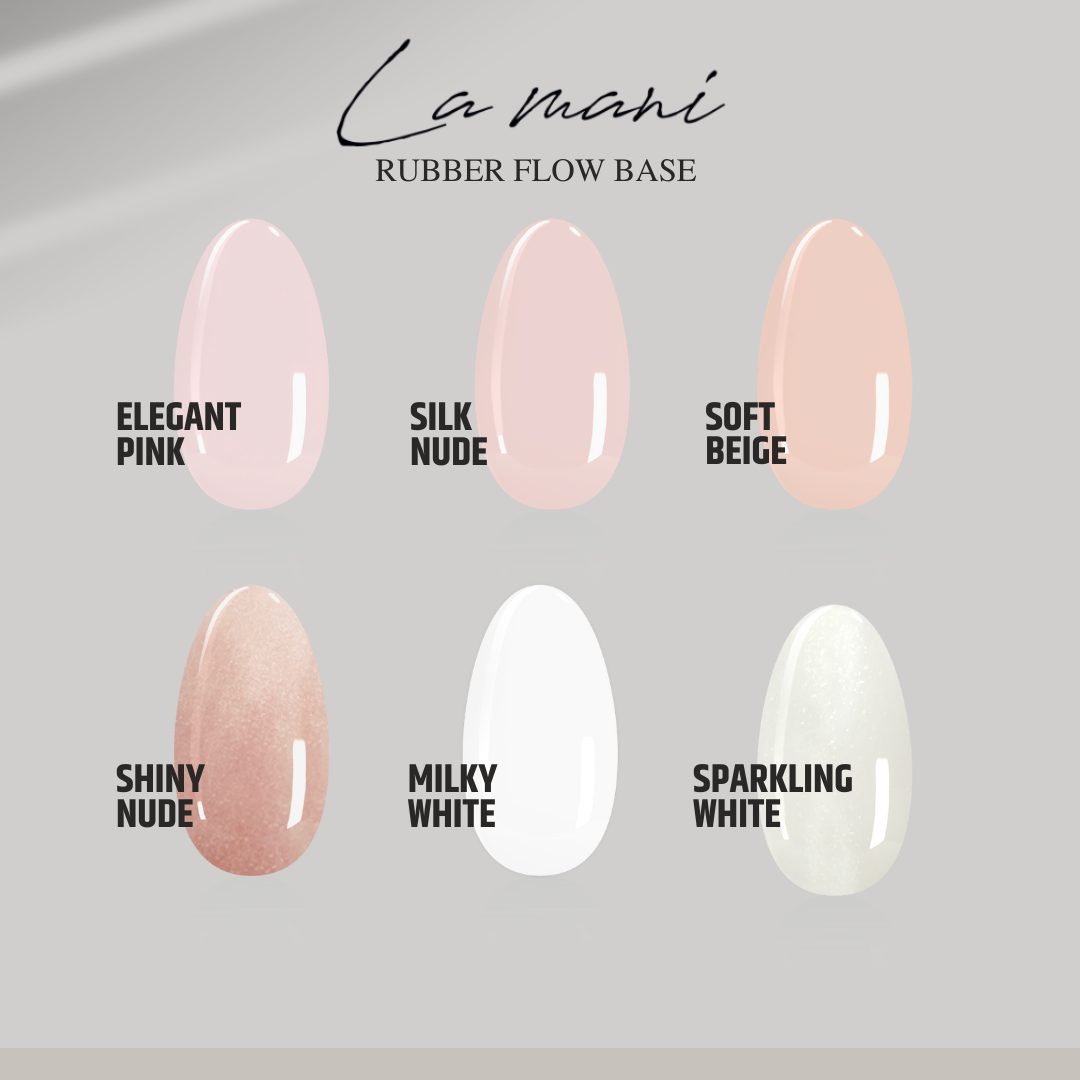 Flow kaučiukinės bazės nagams