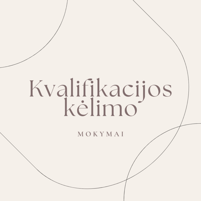 Kvalifikacijos kėlimo mokymai