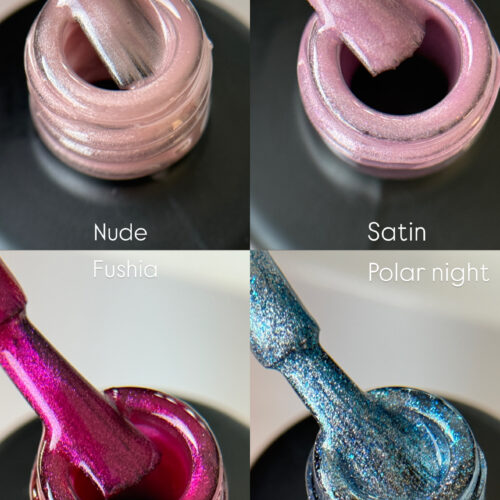 Geliniai nagų lakai "Cat eye" kolekcija