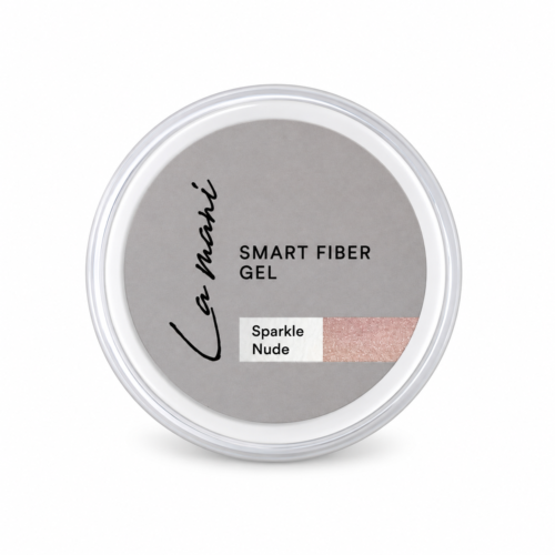 Smart fiber gelis Sparkle nude